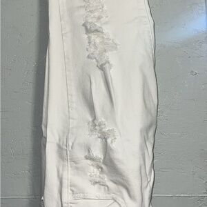 White Distressed Jeans